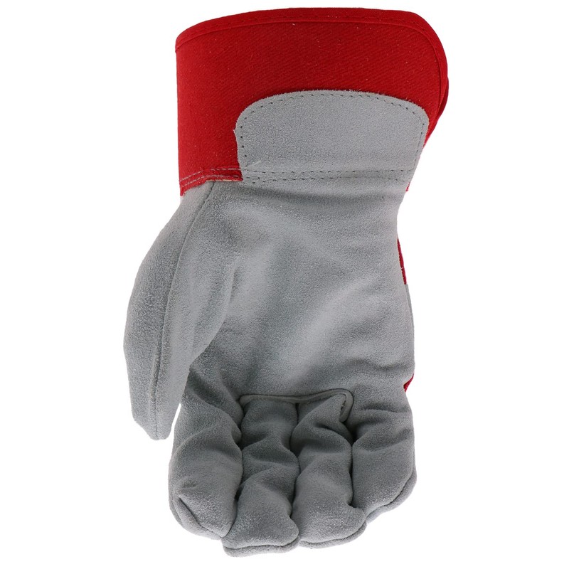 Boss Men's Guard Split Cowhide Leather Palm Work Gloves, Safety