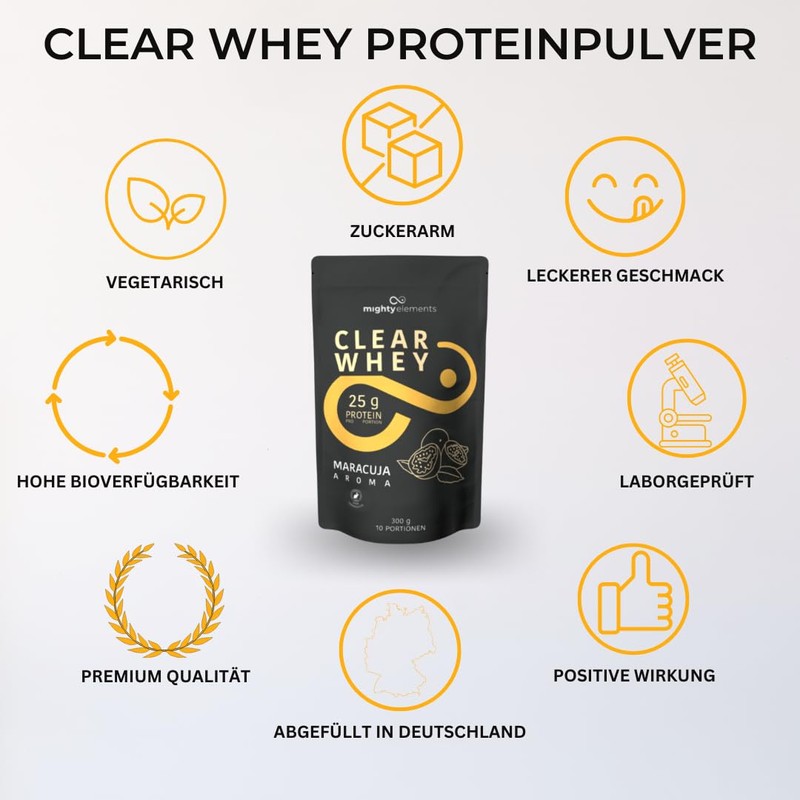 Mighty Elements Clear Whey Isolate Passion Fruit - 25 g
