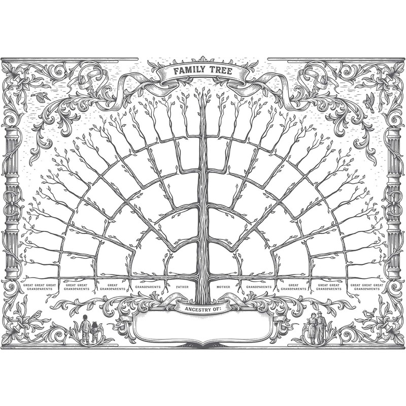 Palace Learning 2 Pack - Family Tree Charts To Fill
