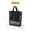 Town Wave Spa Bag, Gym Bag, Black, Mesh Material, Quick