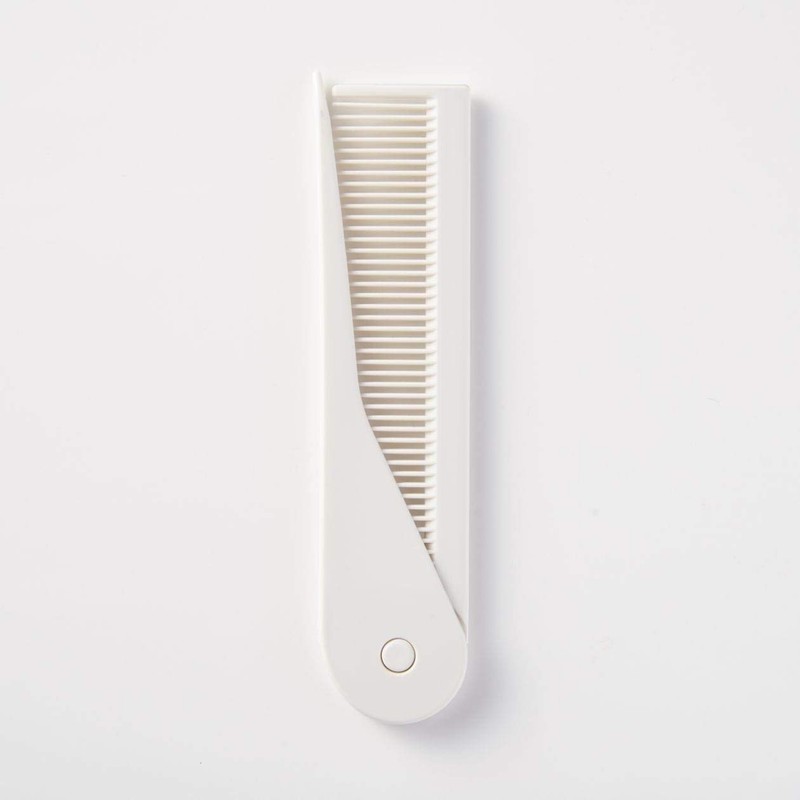 MUJI 82202854 Polypropylene Folding Hair Comb Hair Brush