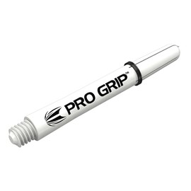 Target Pro Grip 3 Set White Dart Shafts Short