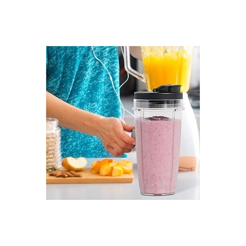 Juicer Top Lid, Replacement Part for Nutribullet Cups with Flip