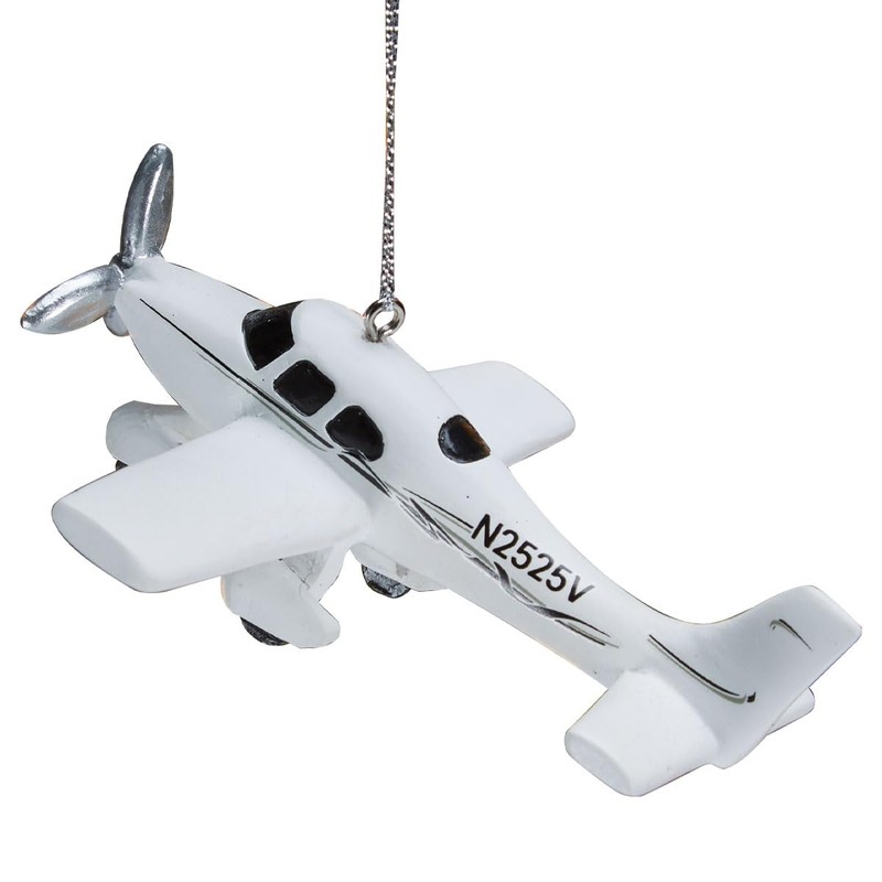 General Aviation Christmas Ornaments, Set of 4