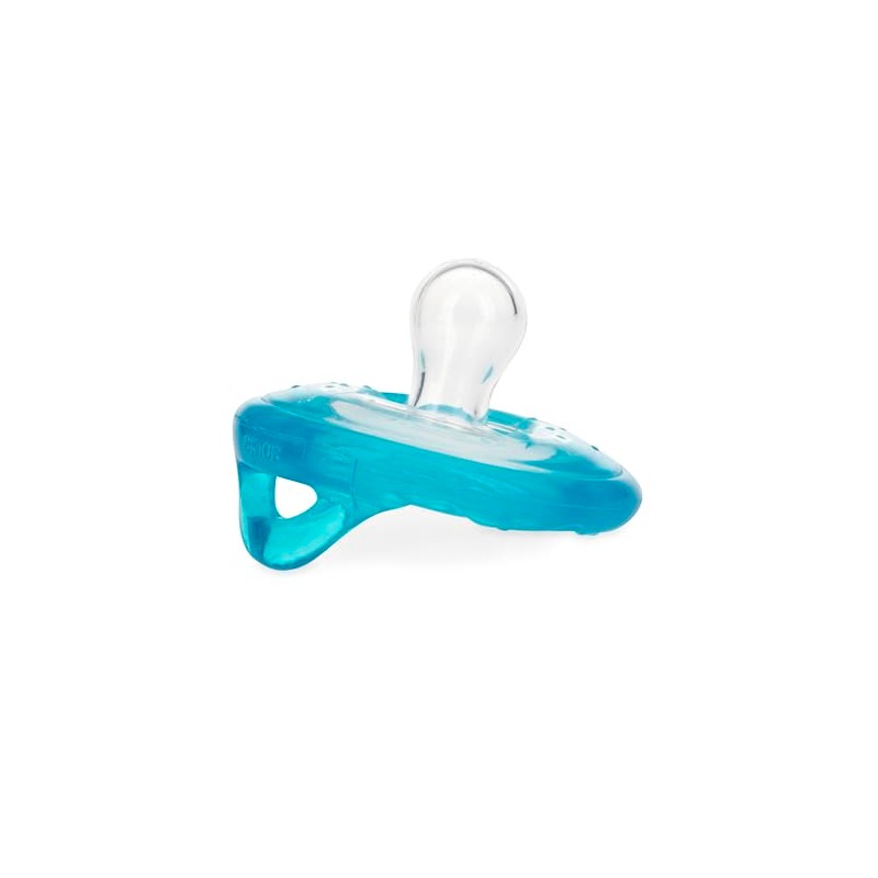 Chupon Estilo Cereza 100% De Silicon Azul/Aqua