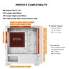 PCCOOLER CPS C3D310 Airflow M-ATX PC Case Mid Tower Desktop