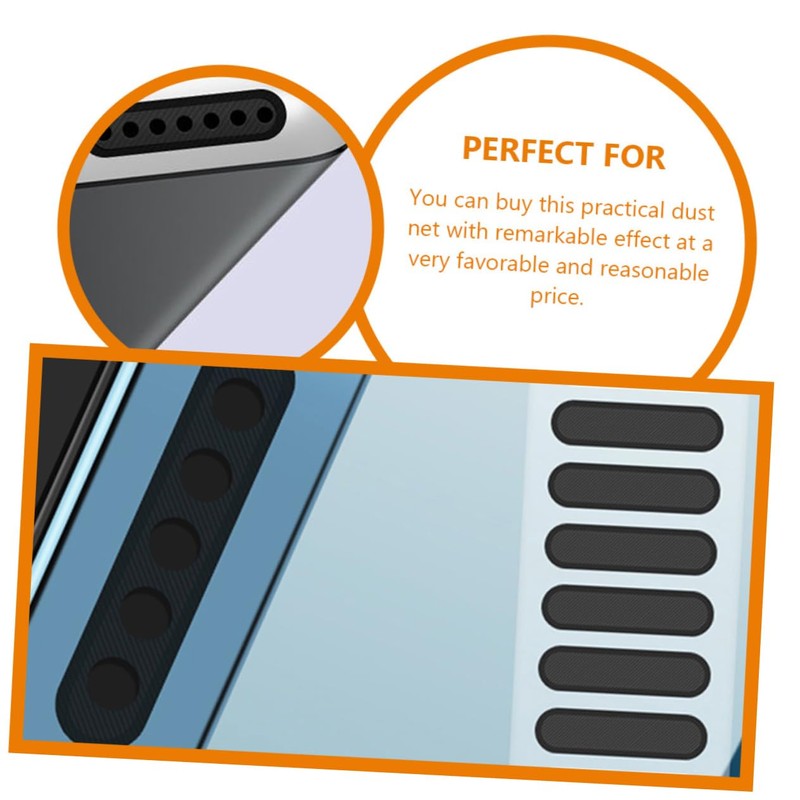CAXUSD 20pcs Dustproof Nets Speaker Mesh Stickers for Devices Easy
