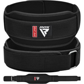 RDX Weight Lifting Belt for Men and Women, Durable EVA Foam Padding, Iron Buckle, Back Soft Support for Powerlifting, Bodybuilding and Weightlifting Gym Workout Fitness Exercise Equipment