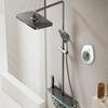 Waterproof Shower Timer, Digital Shower Clock, Waterproof Touch Screen Timer