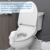 Toilet Splash Guard for Directs Urine Home Care Disability Elevated