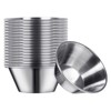 14 Pack 5 oz Ramekin Stainless Steel Condiment Sauce Cups,