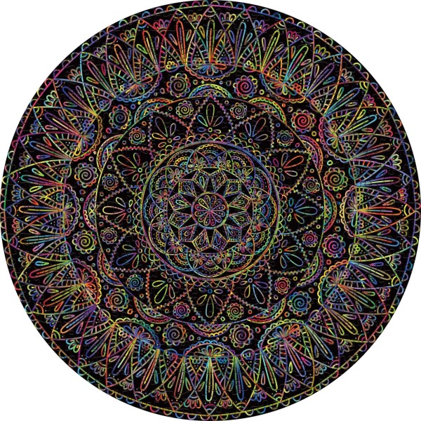 Bboldin Mandala Puzzle 1000 Pieces for Adults Difficult Impossible Puzzle