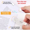 Taicols Portable Handheld Paper Clam Clip Dispenser with 100 Refill