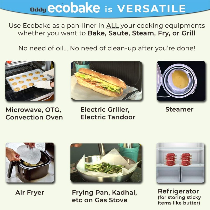 Oddy Ecobake Baking & Cooking Parchment Paper 10" X 20