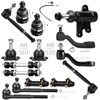 SCITOO 15pcs Front Suspension Kit Tie Rod End Adjusting Sleeve