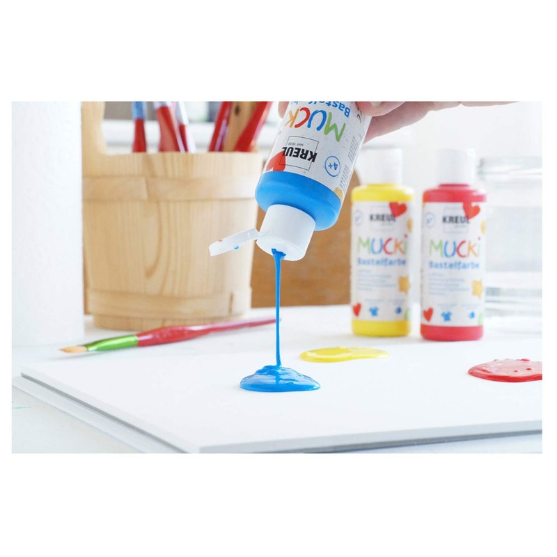 KREUL Mucki 24160 Craft Paint, 6 x 80 ml in