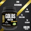 Creatina Monohidratada 1kg En Polvo Golds Protein 200servis