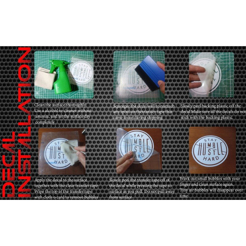 Unbranded Helmet Tribal Decals 2pcs - White