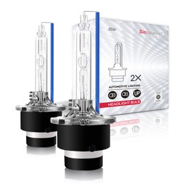 Sinoparcel D4S Xenon HID Headlight Bulbs - 8000K 35W High Low Beam 42402 66440 42402WX Replacement Lights- Pack of 2
