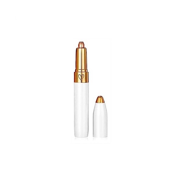 Mini Electric Eyebrow Trimmer Pen - White