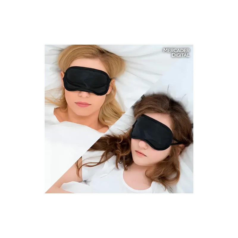 10 Pz Antifaz Para Dormir Descanso Blackout Spa Máscara Ojos