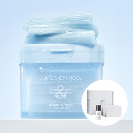 Jeong Sam Miul 에센셜 물 프렙 겔 패드 70매 (물토너15ml + 코튼패드20매 증정) Essential Water Prep Gel Pad 70 Sheets (Includes 15ml Water Toner + 20 Cotton Pads)
