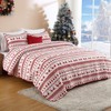 CAROMIO Christmas Quilt Set Queen Size - Boho Bedspread Coverlet