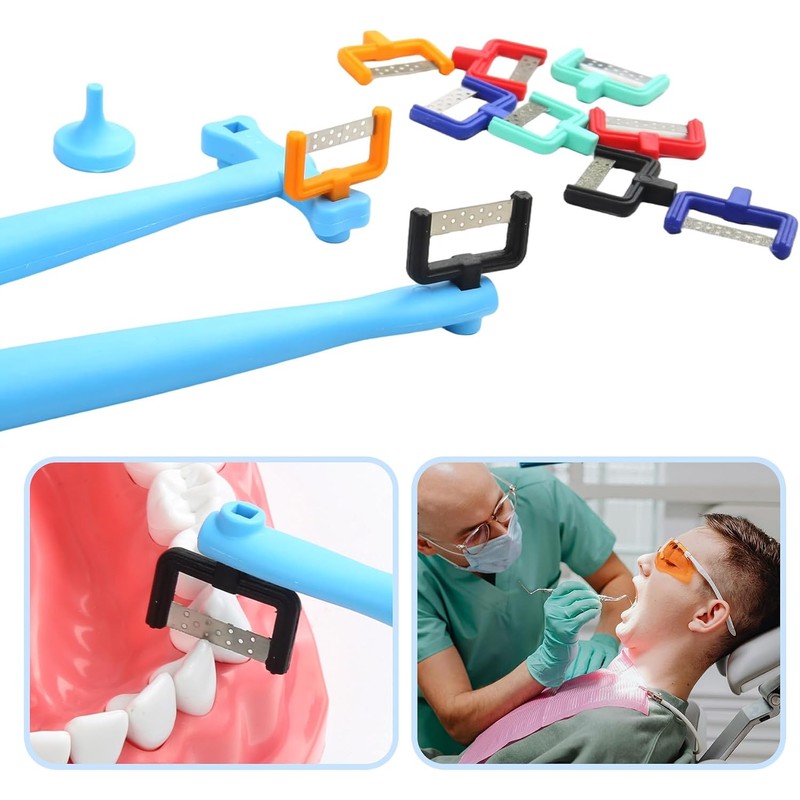 Kit de reducción de esmalte interproximal dental, juego de tiras