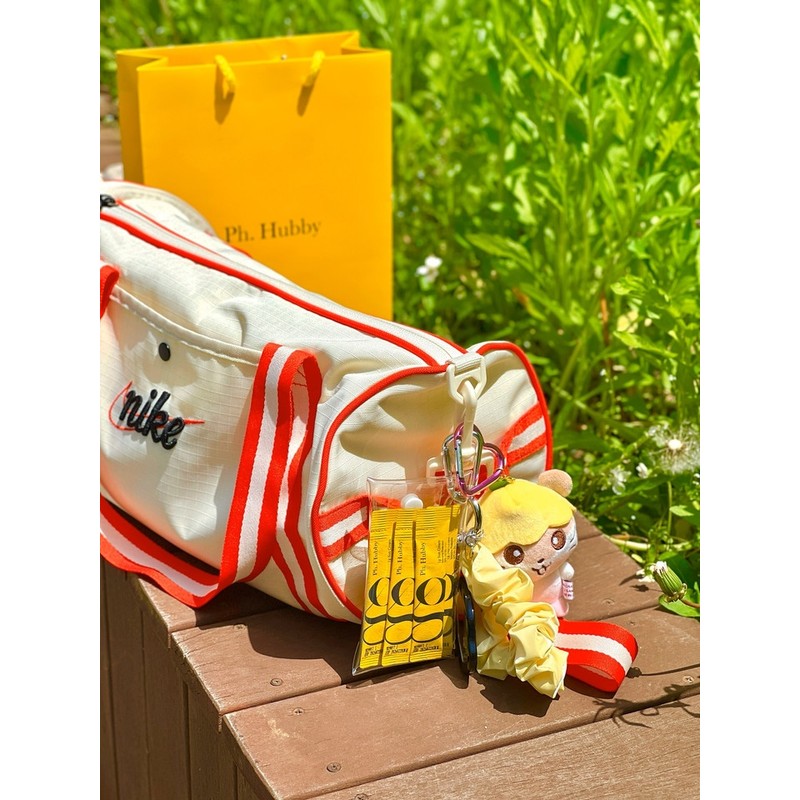 1 gram sunscreen keyring (6 pieces) - Intensive Protection (yellow)