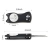 Crestgolf Golf Divot Tool Avec Bouton Pop-up et Marqueur de