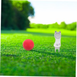 WOONEKY Golf Green Fork Tool Divot Training Repair Tool Portable Sports Golf Accessory