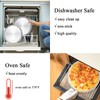 WEZVIX Stainless Steel Pizza Pan 8-Inch Set of 6, Pizza