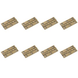 8Pcs Antique Brass Door Hinges,2.5inch Heavy Duty Ball Bearing,Folding Hinges,for Gate,Window,Drawer