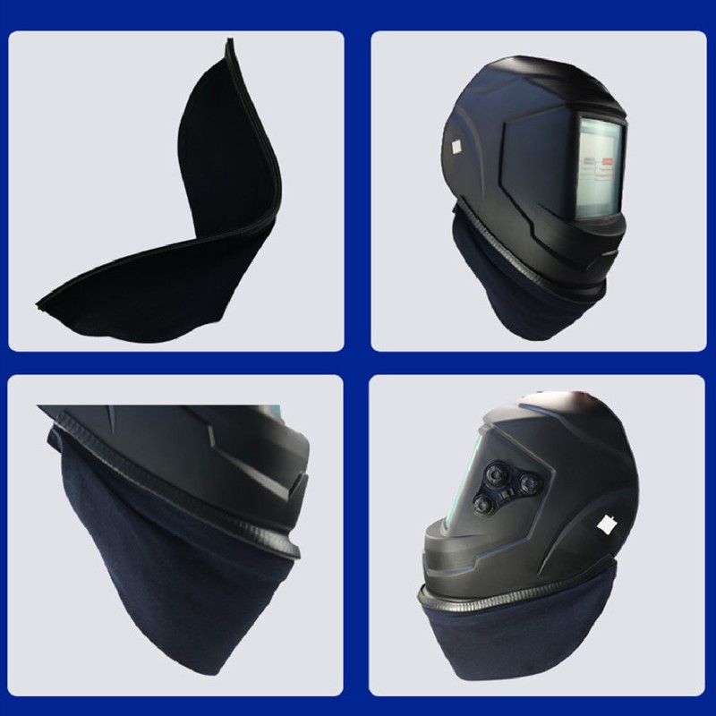 Welding Helmet Bib Flame Retardant Heat Resistance Wrap Around Extension