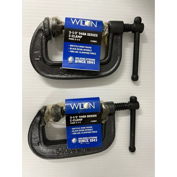 Wilton 22001 540A Series 2-1/2" Ductile Iron C-Clamp - 2