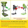 SILULCM Silver Square Hole Drill Bit Adapter for Mortising Attachment,
