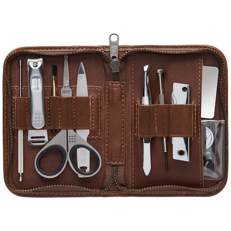 Seki Edge Adonis 9 Piece Grooming Kit Ag 500), 6.4 Ounce by