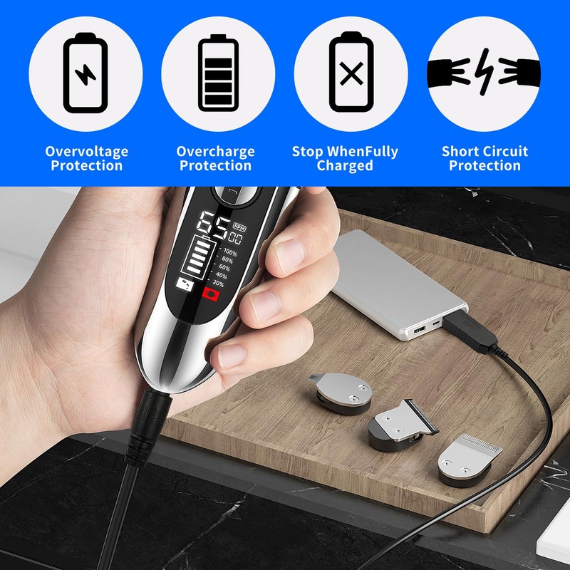 Charging Cable for Braun Trimmer, 5 V to 2.3 V,