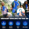 Peryiter 4 Pcs PVA Cooling Neck Wraps Instant Cooling Towel