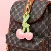HANNEA® Llavero de Cereza Rosa para Mujer y Niñas, Accesorio