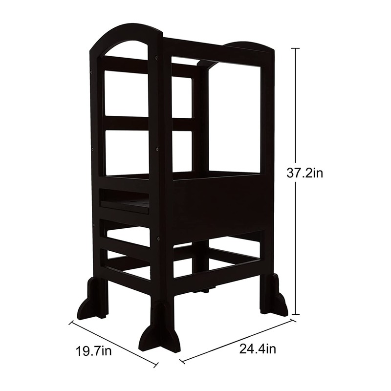 SDADI LT02B Kids Kitchen Adjustable Height Toddlers Children Learning Step