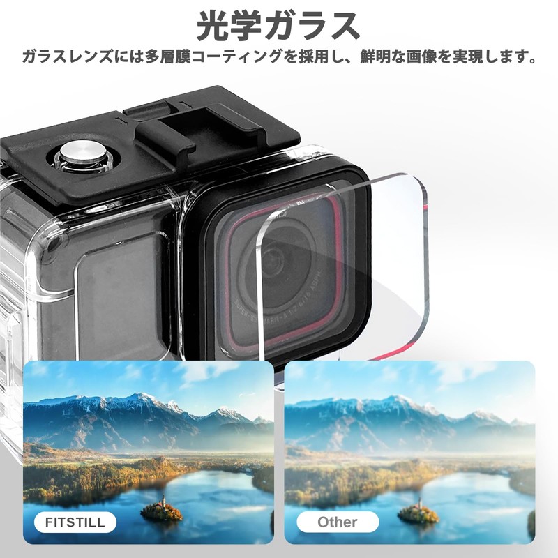 OKFUN 50M/165FT Waterproof Housing Case for Insta 360 Ace Pro2/Ace