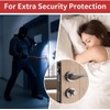 Door Latch Guard Plate, Outswing Door Security Protector, L-Shaped Door