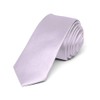 tiemart Boys' Lilac Ice Skinny Solid Color Necktie, 2" Width