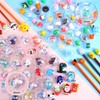 Joottuan 100 Pack Gumball Vending Machine Capsules with Cute Cartoon