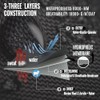LEAKDRY Waterproof Merino Wool Touchscreen Gloves,3-Layer Thermal Winter Gloves,Windproof &
