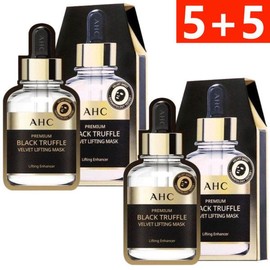AHC Miracle House Premium Black Truffle Velvet Lifting Mask 10 sheets 5+5 717013 / 미라클하우스 프리미엄 블랙 트러플 벨벳 리프팅 마스크 10매5+5 717013