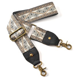 KIMPUDSEN Purse Strap Replacement Crossbody Wide Shoulder Strap Handbag Adjustable Embroidery Guitar Style Bag Strap-16