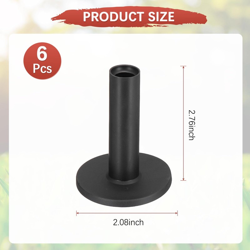 TIXIPEM 2.76IN Rubber Golf Tees [6PCS] - Flexible Stable Ball
