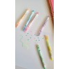6 Marcatextos Resaltador Con Punta Estrella Kawaii